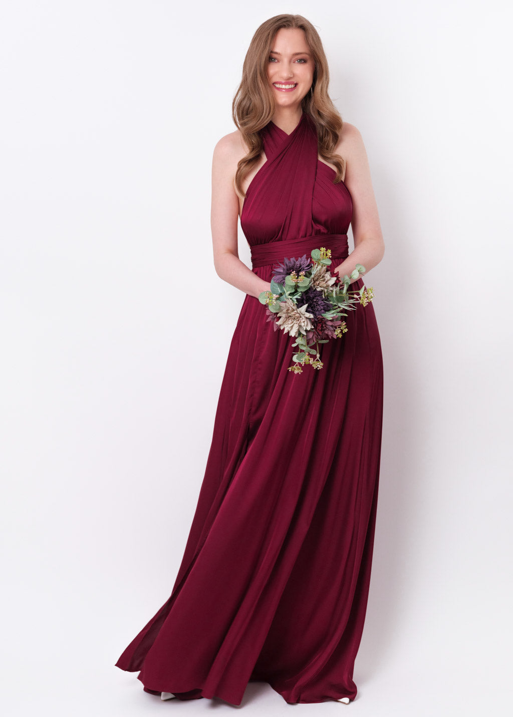 multiway bridesmaid dress burgundy Buy Burgundy Infinity Dress, Wine Multiway Dress