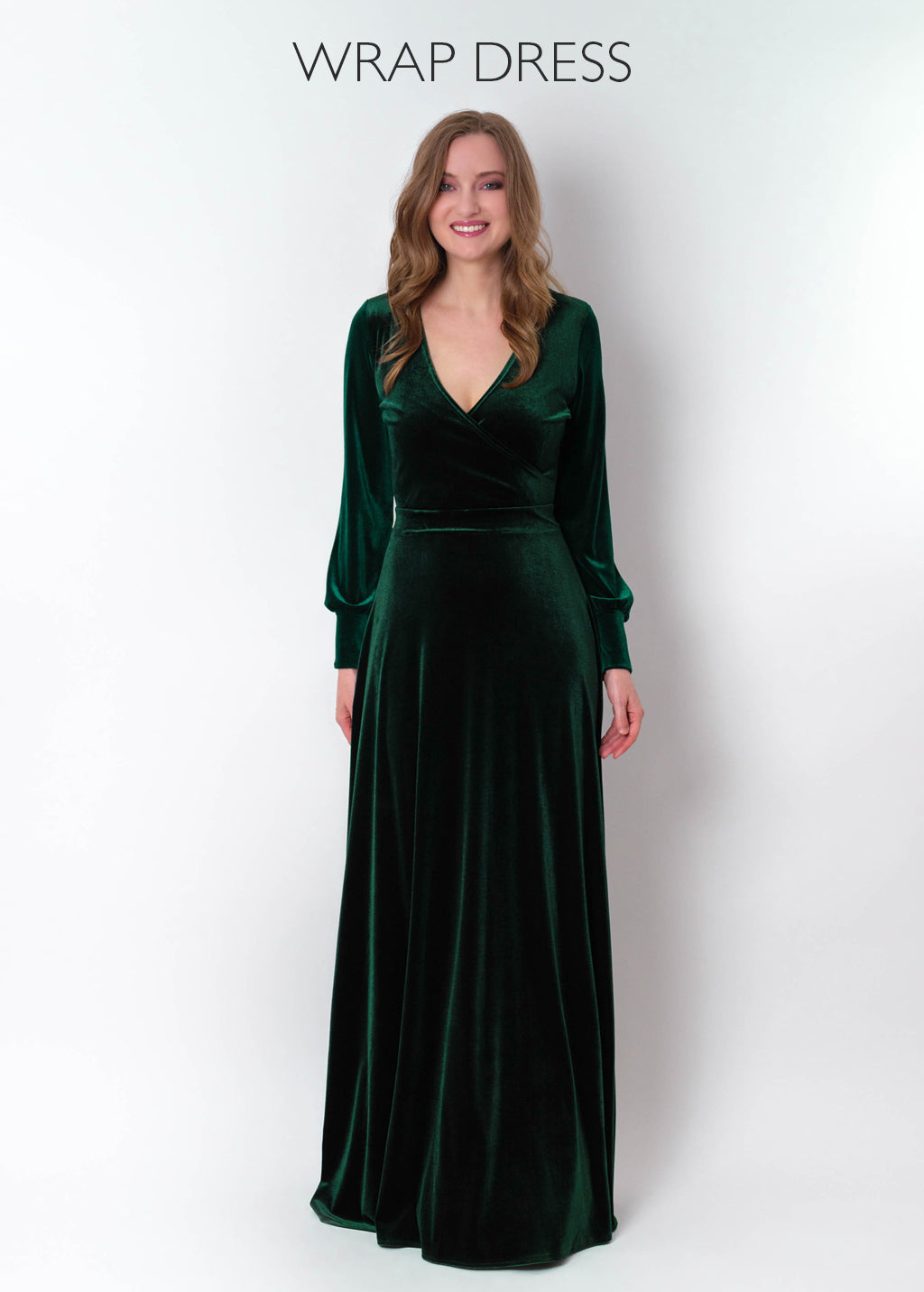 Royal blue velvet long dress