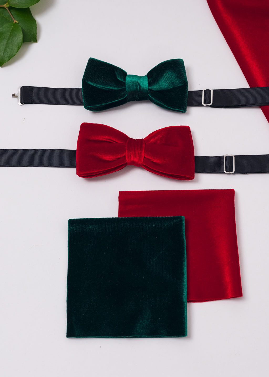 Velvet bow tie