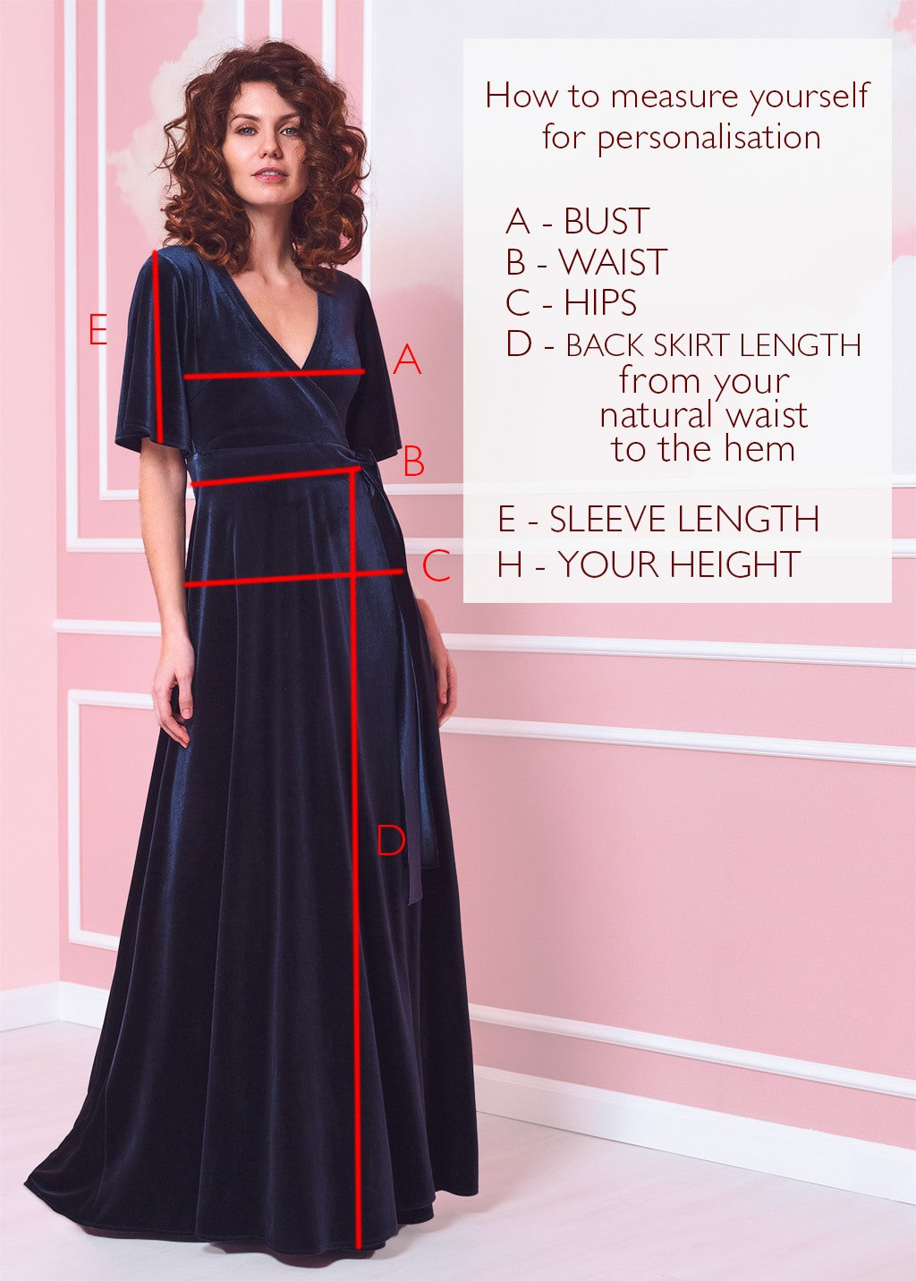 Rust gold elegant long wrap dress