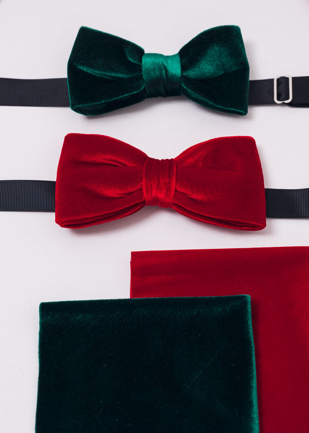 Velvet bow tie