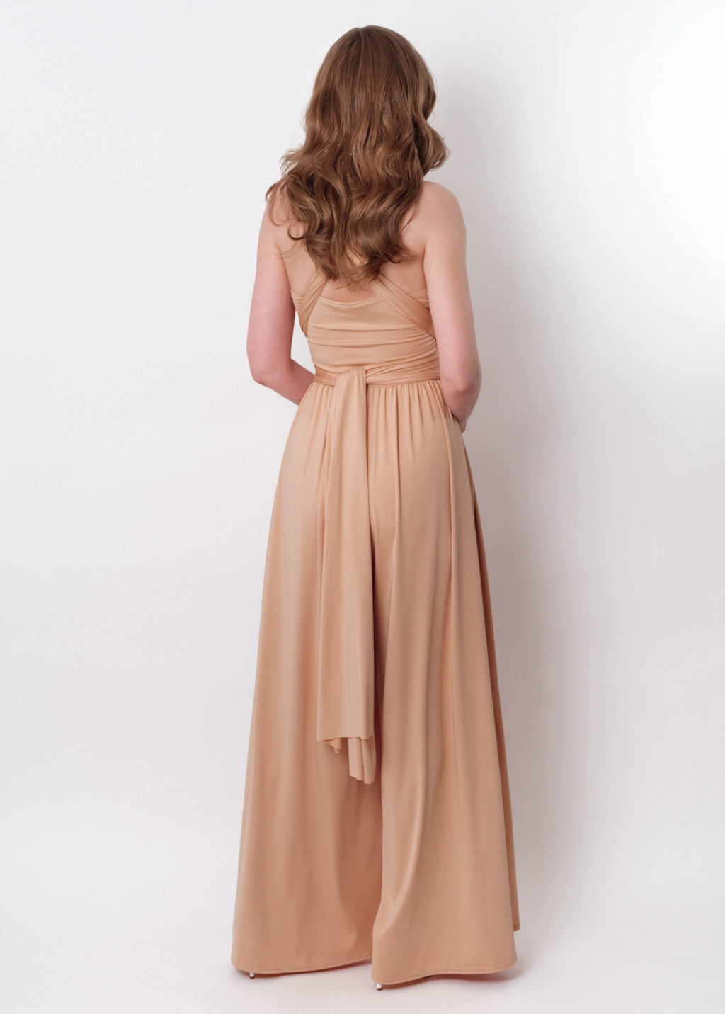 Champagne gold infinity jumpsuit