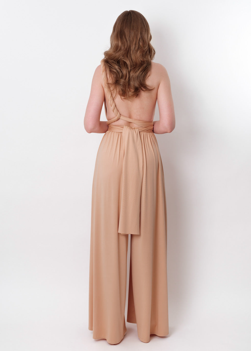 Champagne gold infinity jumpsuit