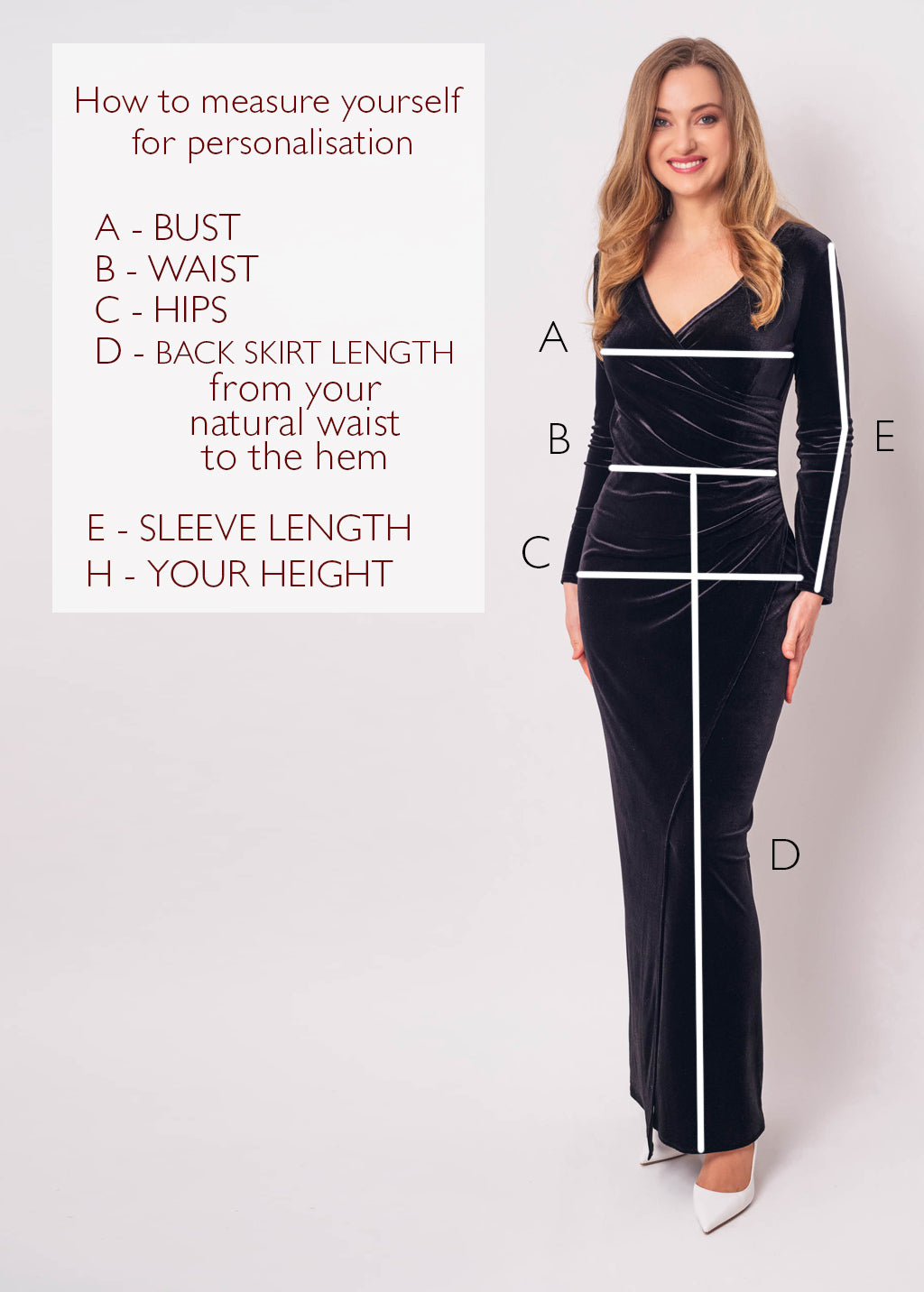 Dusty rose long wrap bodycon velvet dress