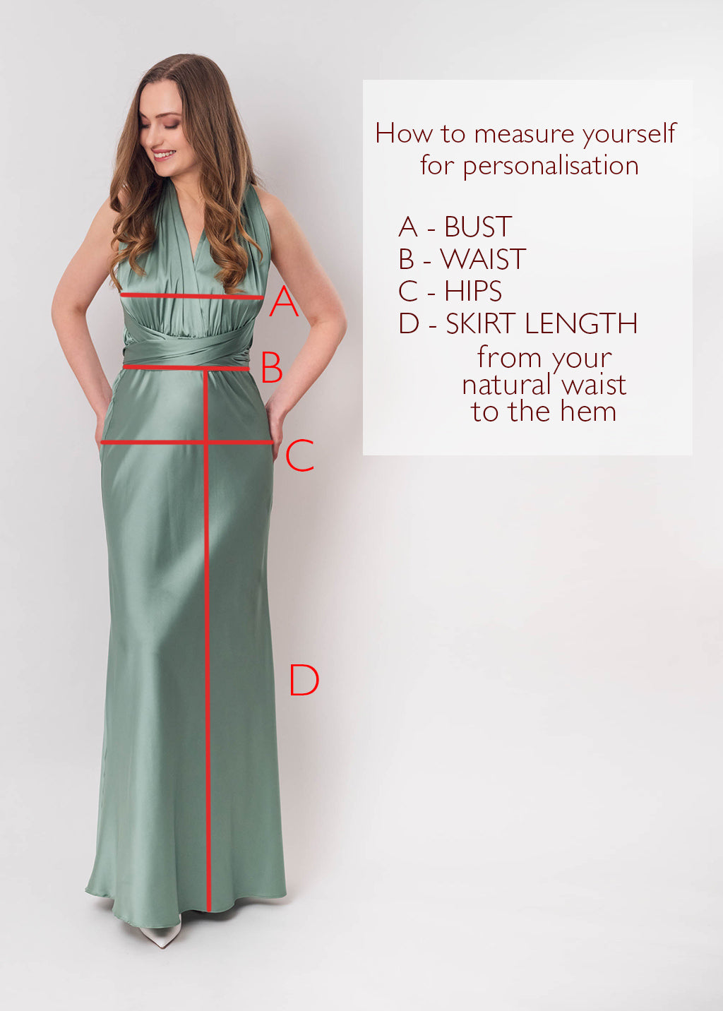 Champagne rose silk long halter dress