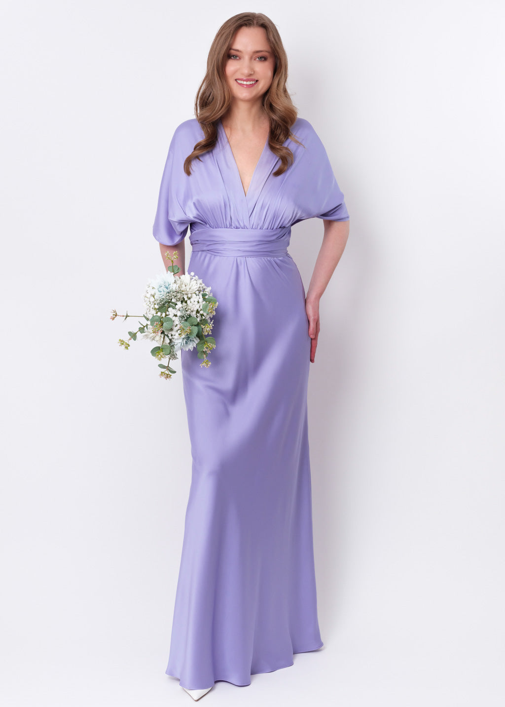 Lilac infinity long dress