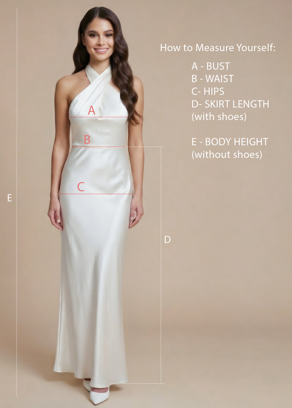 Ivory Silk Wedding Long Dress with Flutter Sleeves