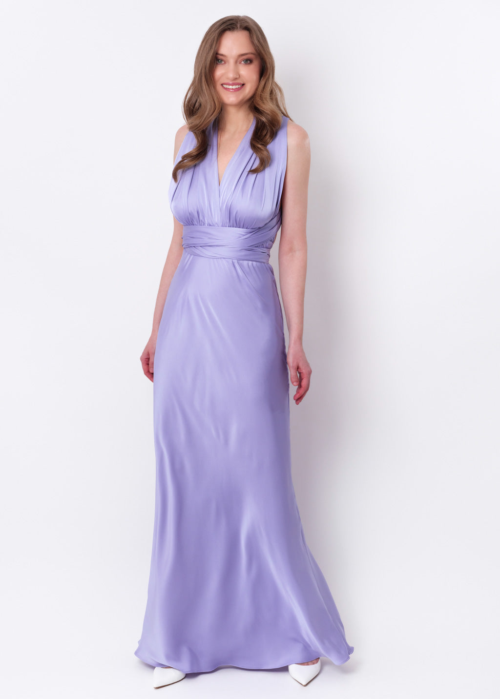 Lilac infinity long dress