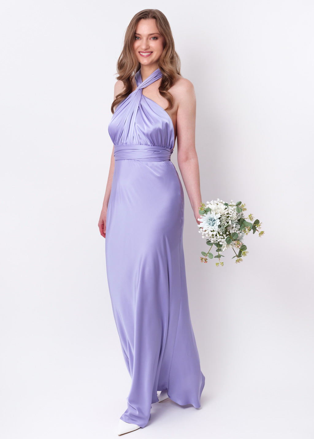Lilac infinity long dress