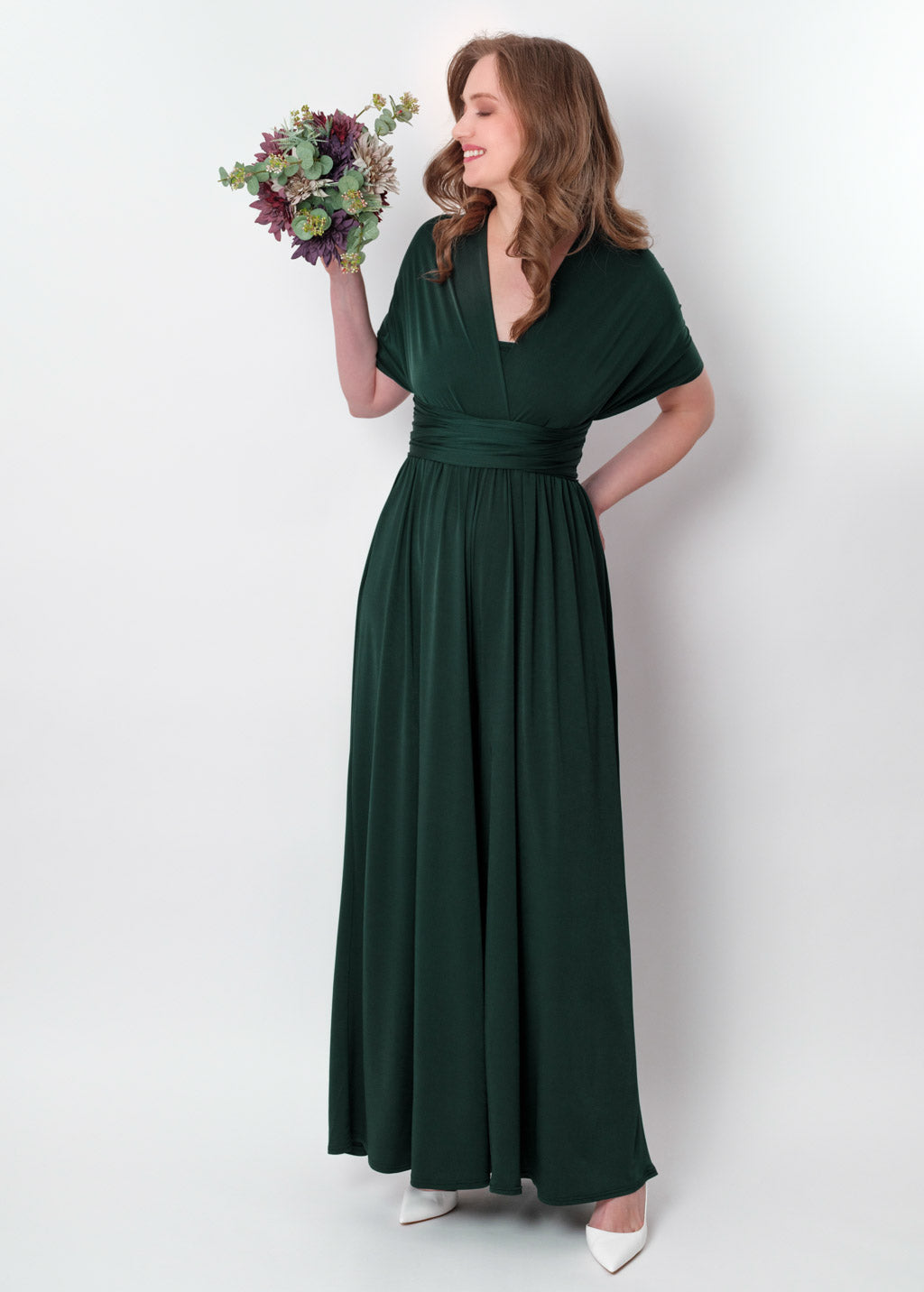 Dark green infinity jumpsuit