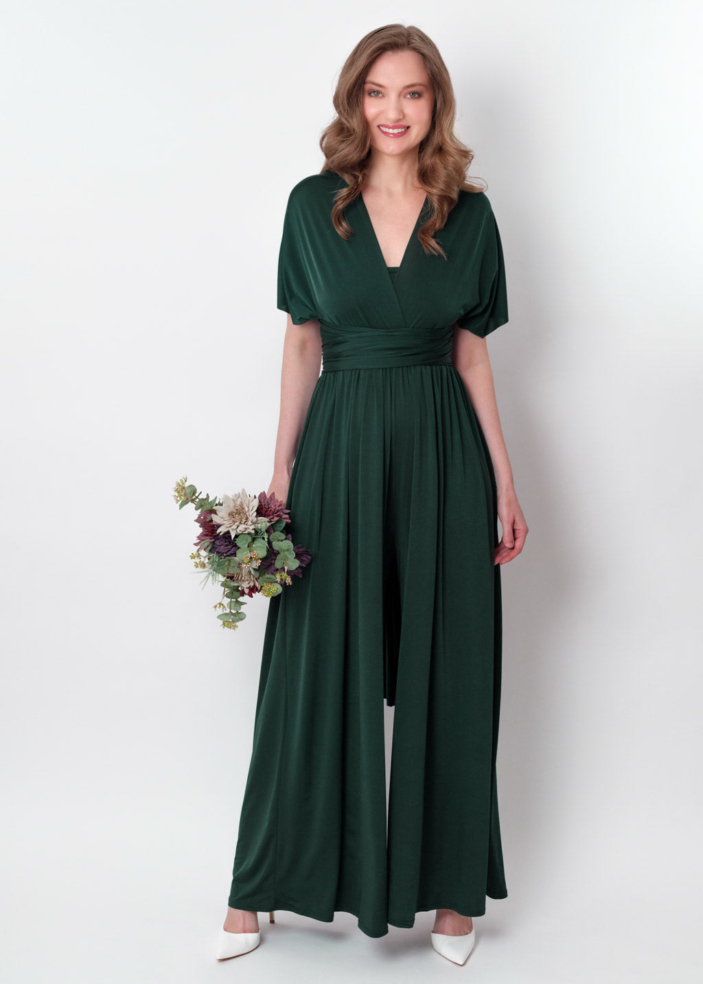 Dark green infinity jumpsuit