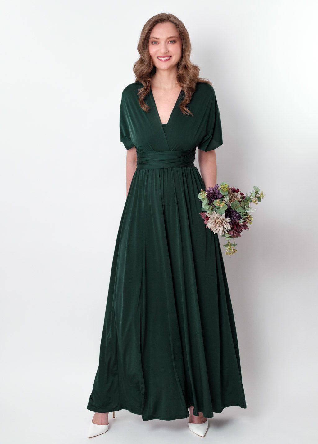 Dark green infinity jumpsuit