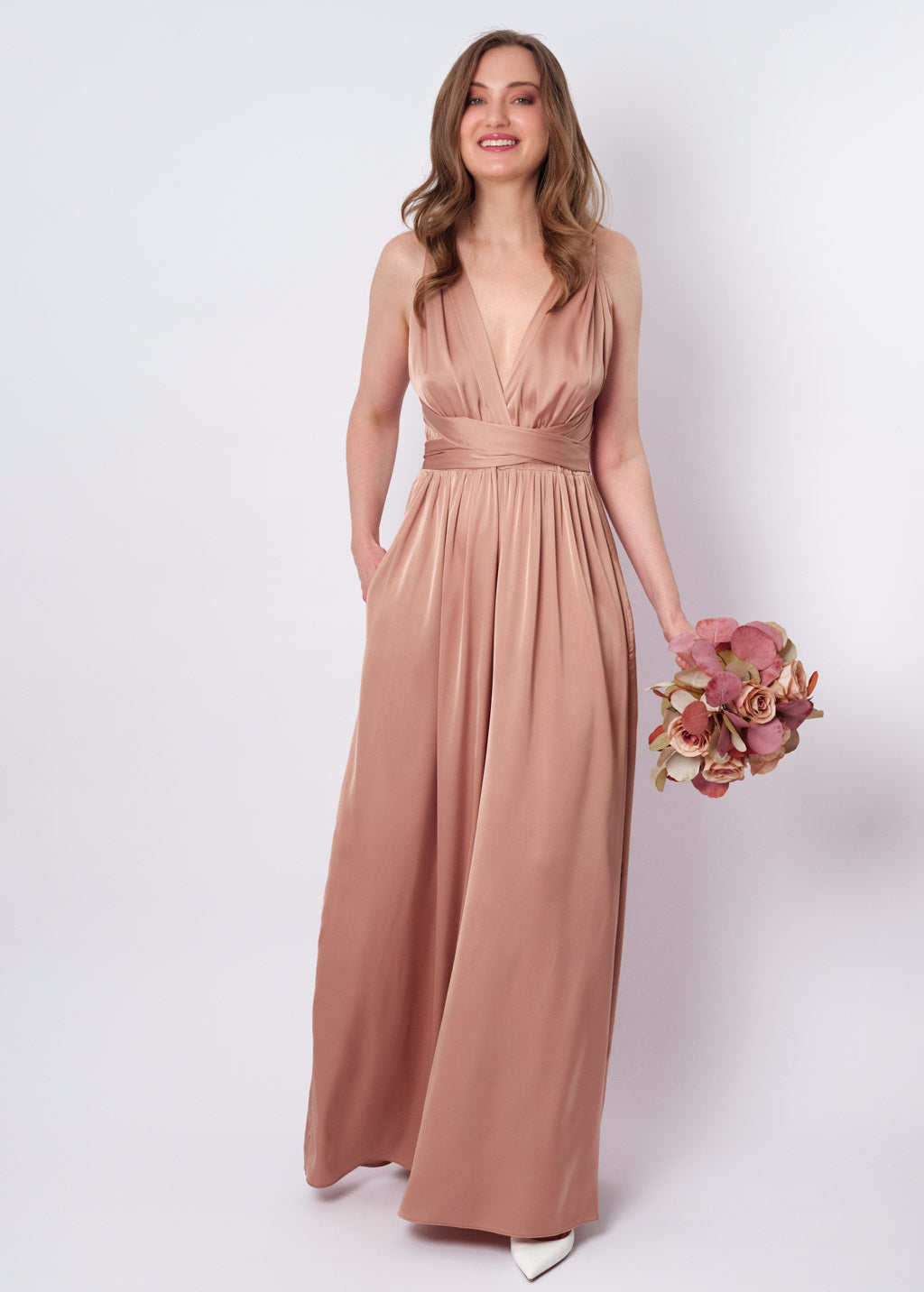 Rose gold infinity jumpsuit