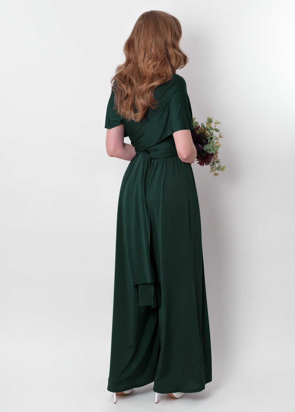 Dark green infinity jumpsuit