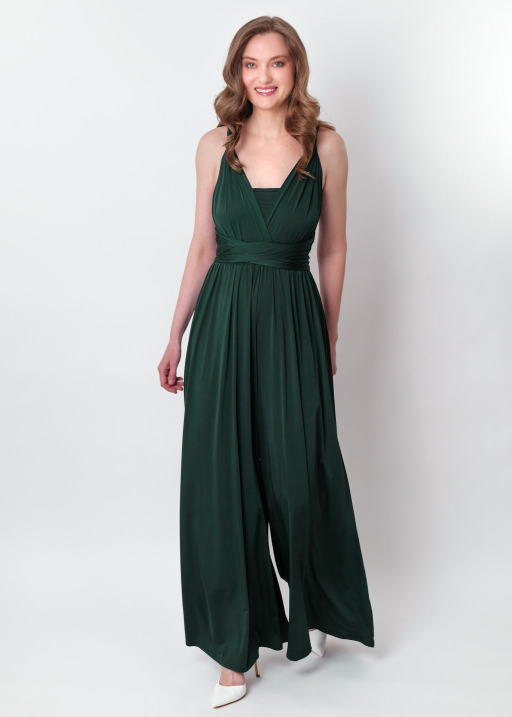 Dark green infinity jumpsuit