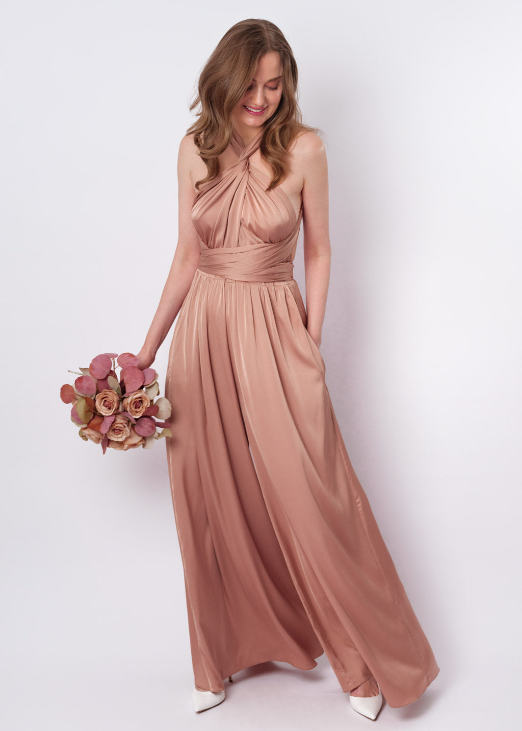 Rose gold infinity jumpsuit