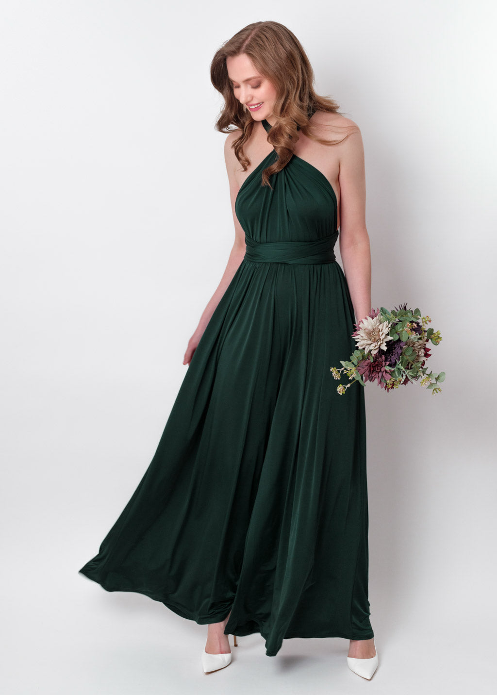 Dark green infinity jumpsuit
