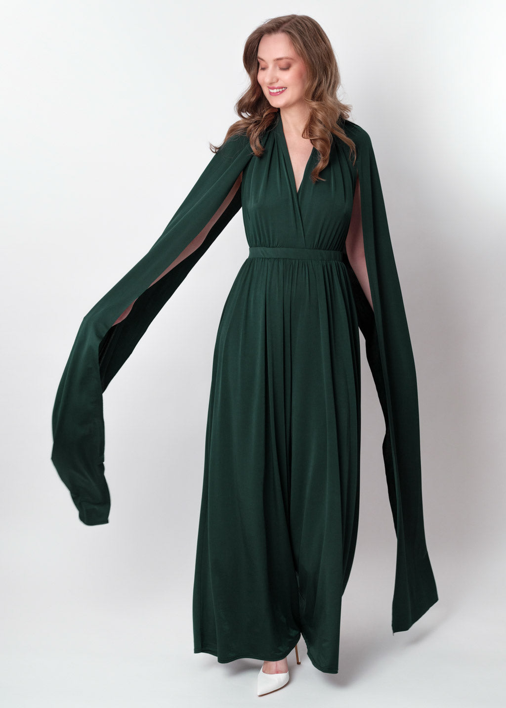 Dark green infinity jumpsuit