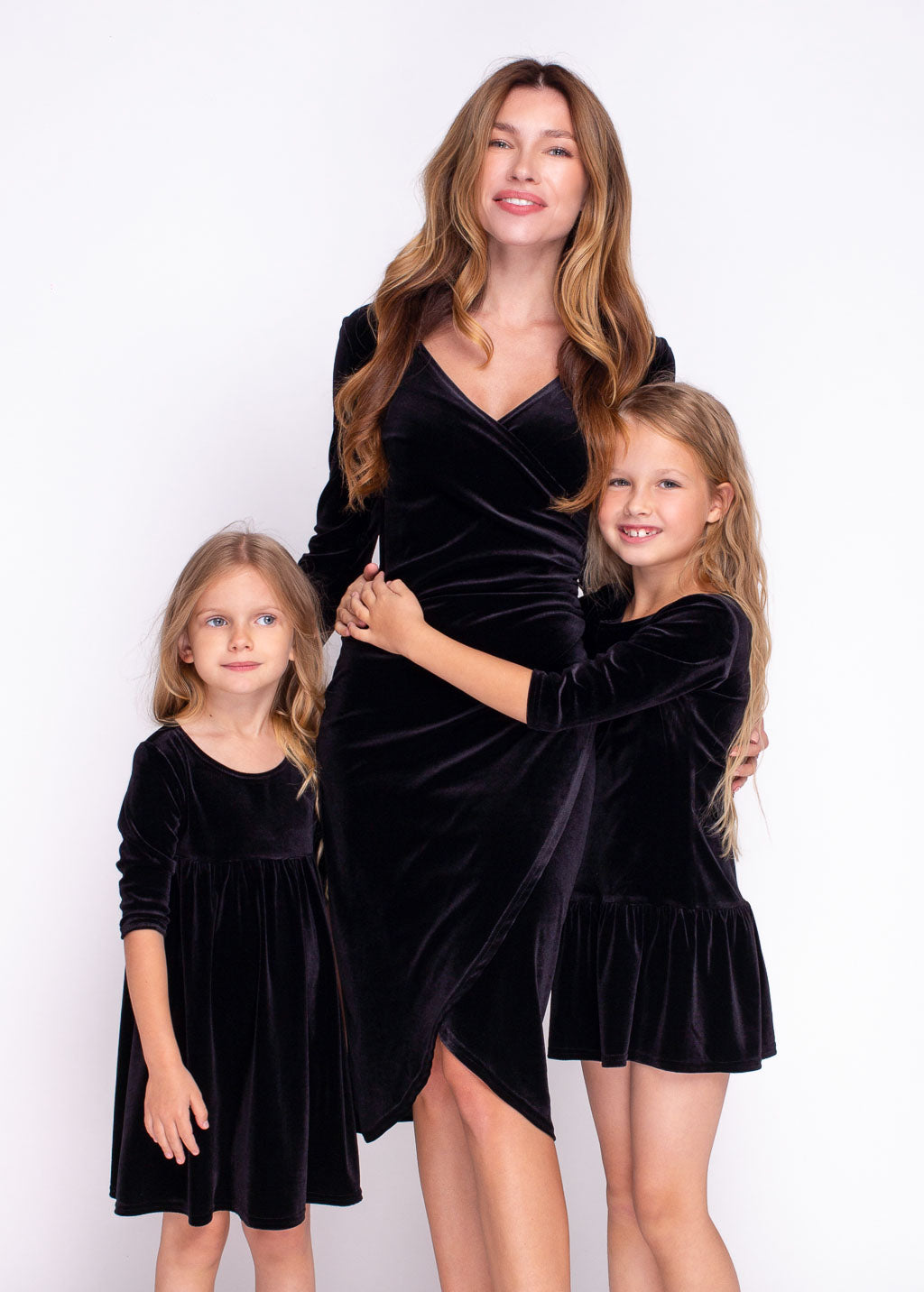 Mommy and me black adult dress