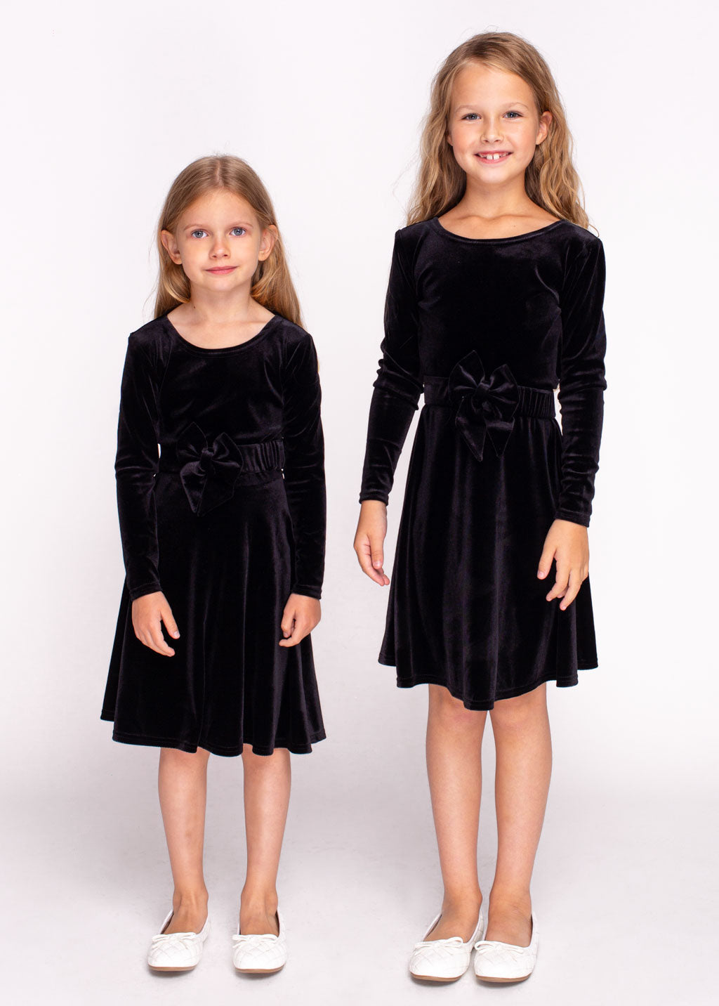 Black girl velvet dress