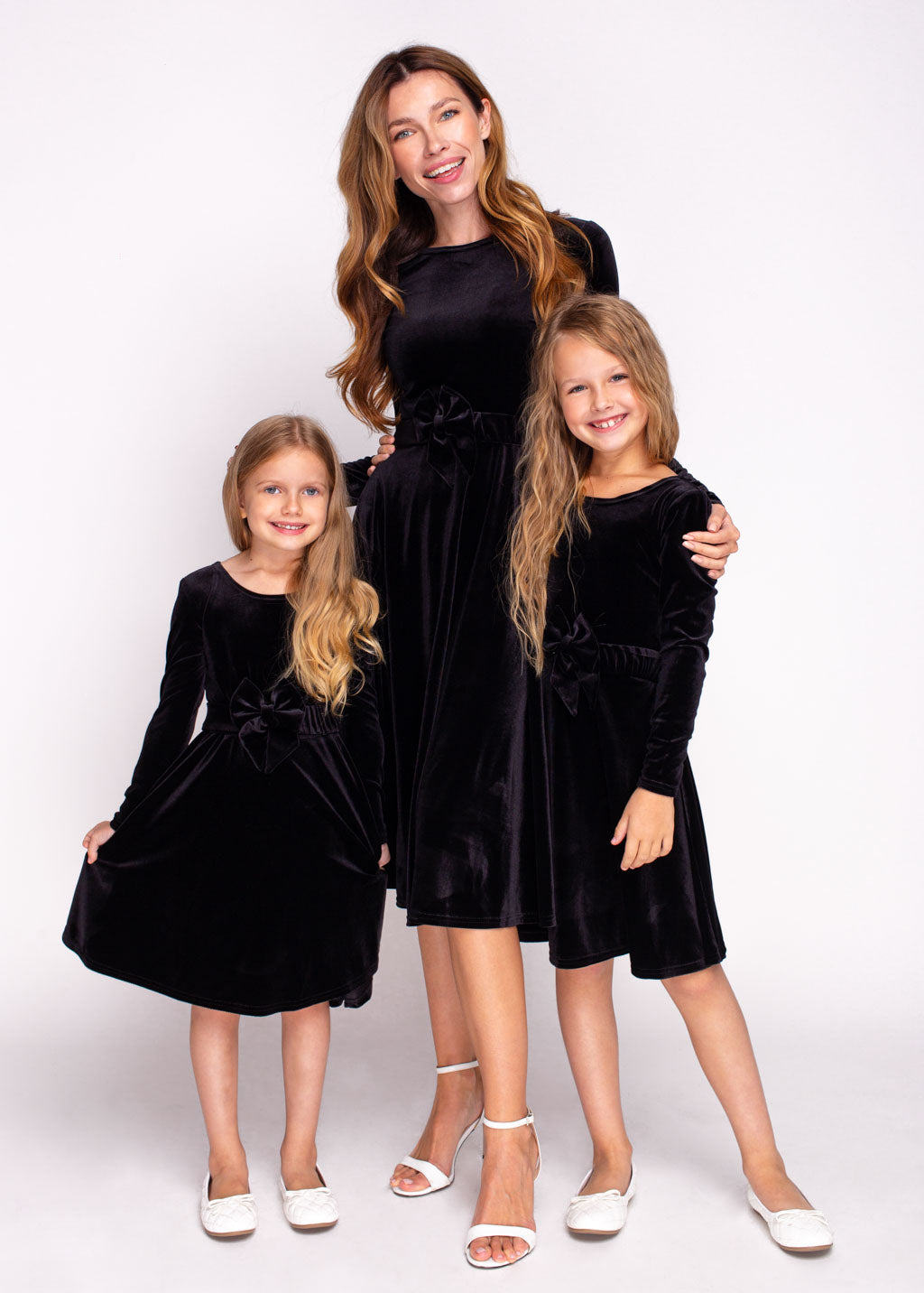 Black girl velvet dress