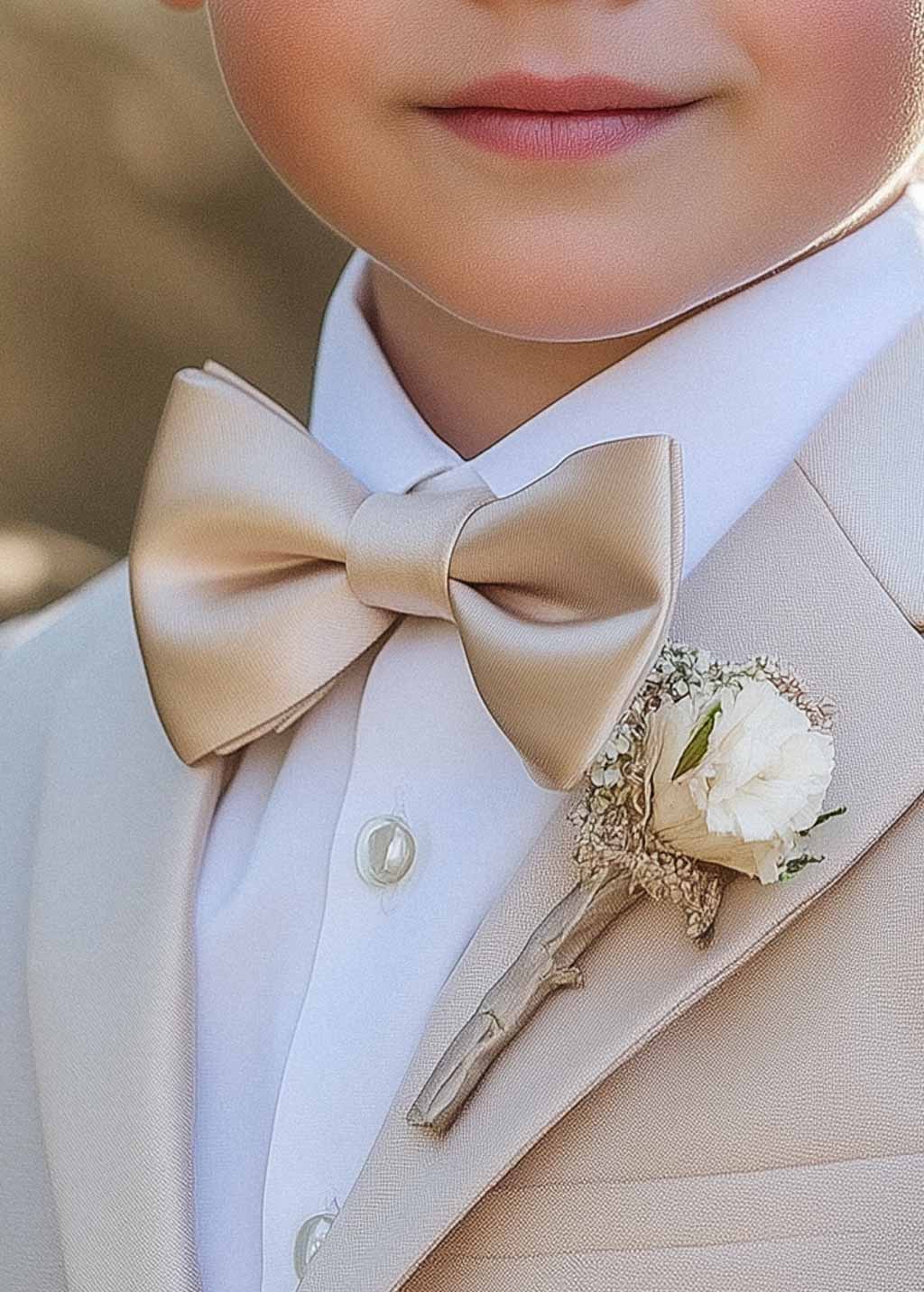 Silk bow tie for boys