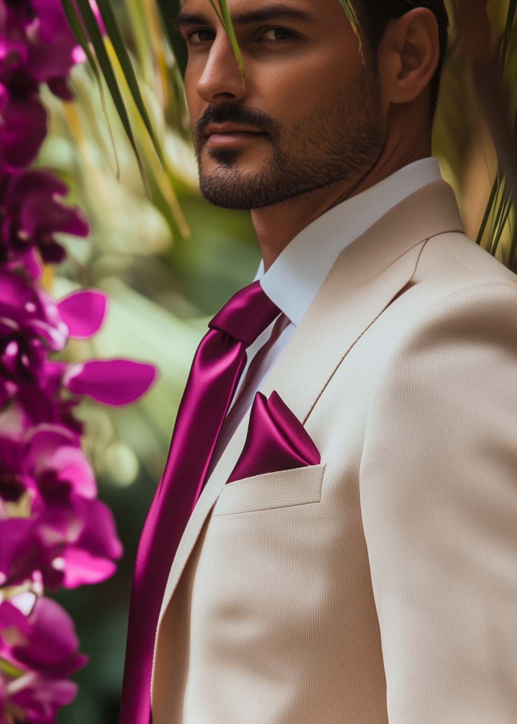 Silk tie & pocket square