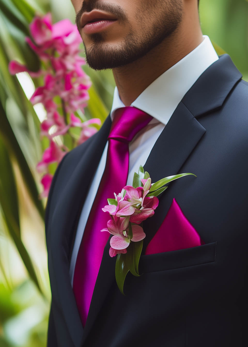 Silk tie & pocket square
