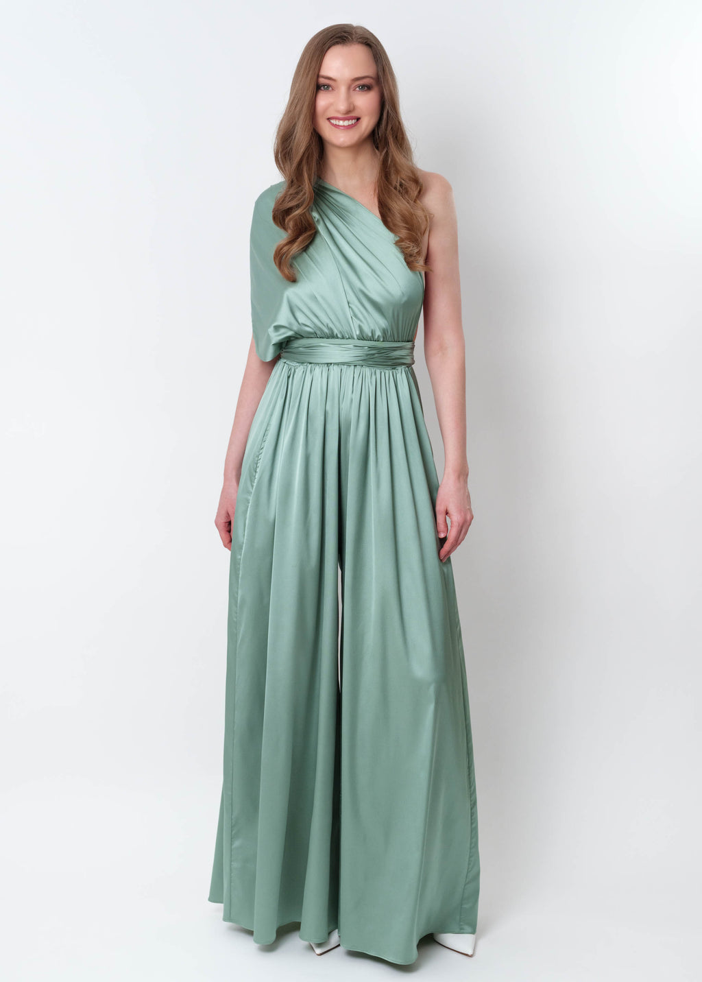 Sage green infinity jumpsuit