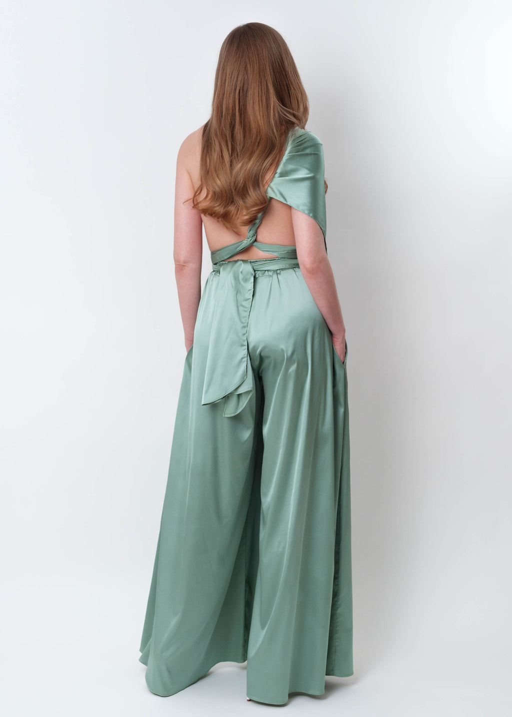 Sage green infinity jumpsuit