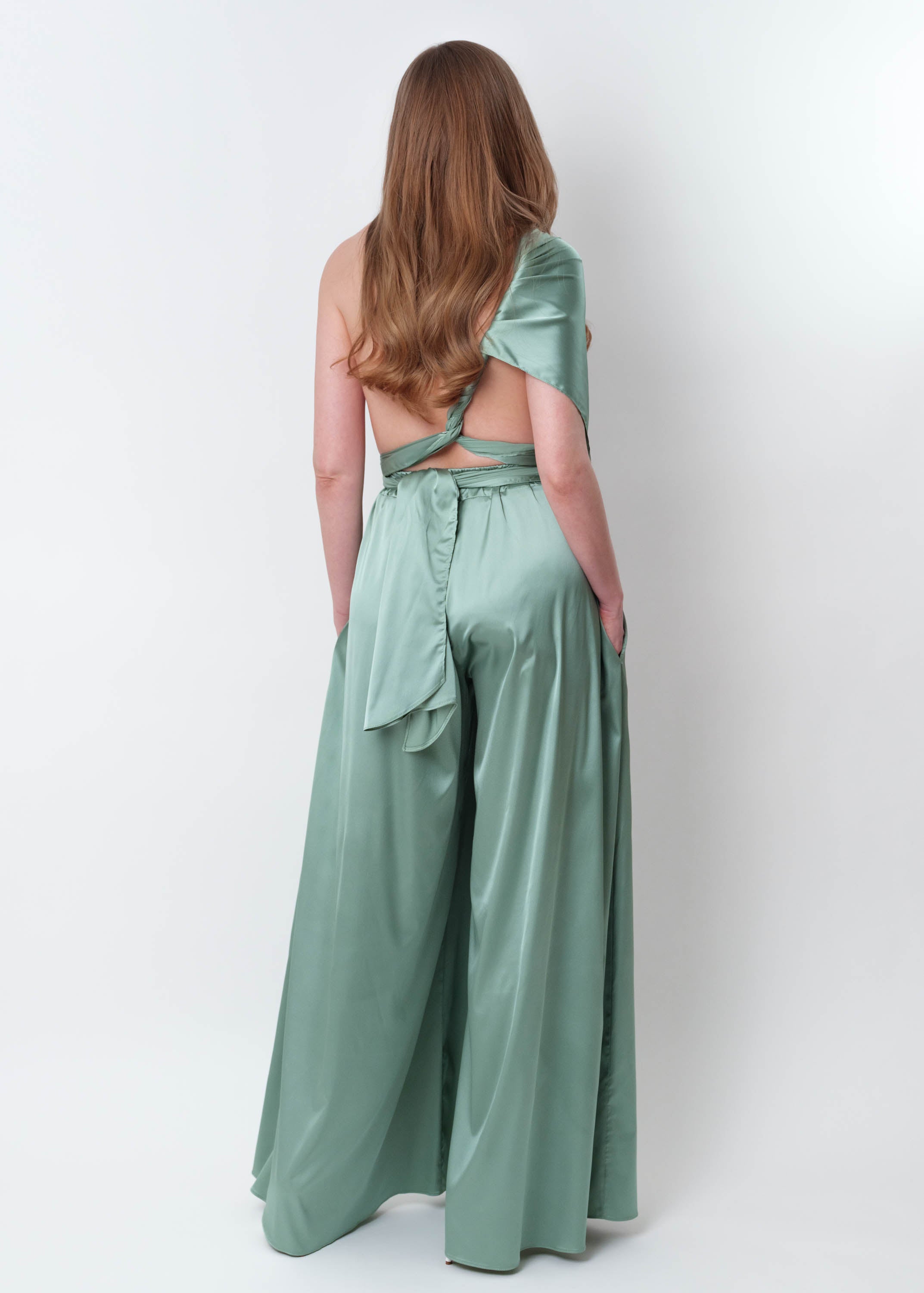 Sage green infinity jumpsuit