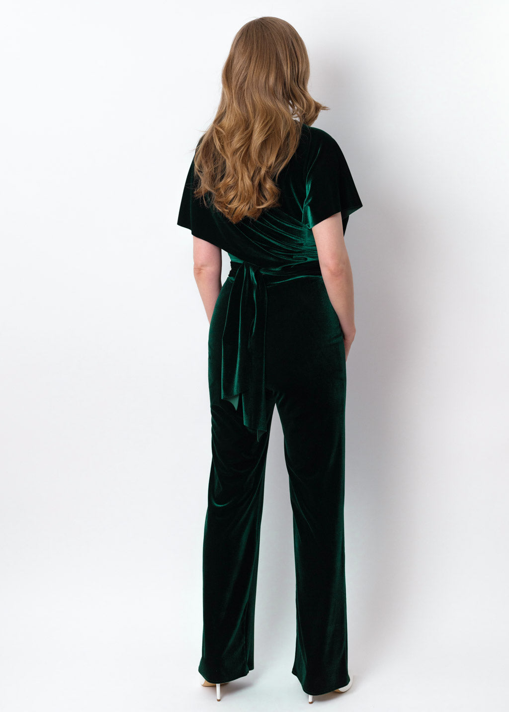 Emerald green infinity jumpsuit