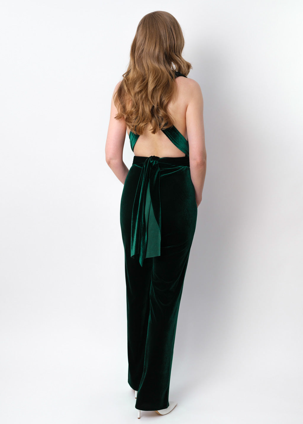 Emerald green infinity jumpsuit
