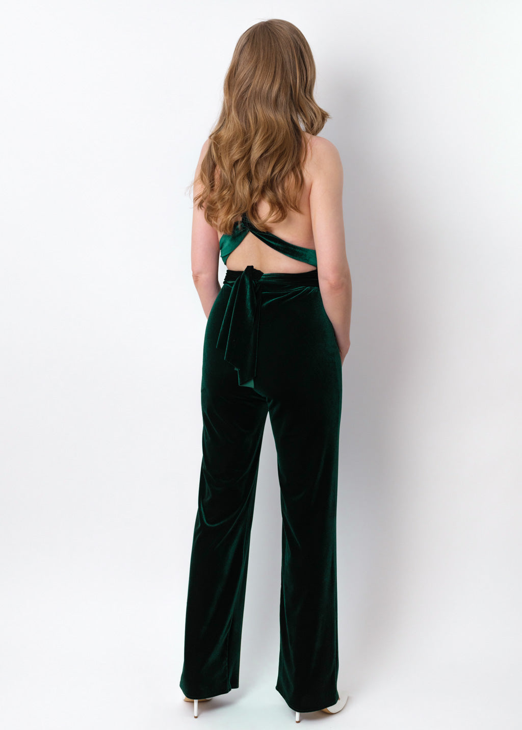 Emerald green infinity jumpsuit
