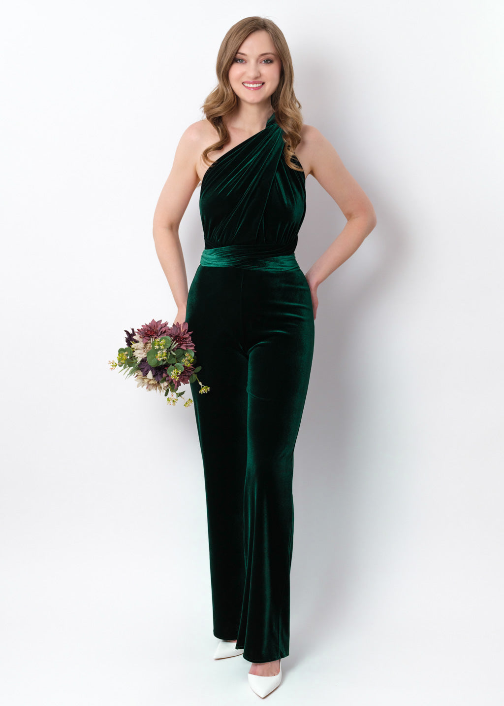 Emerald green infinity jumpsuit