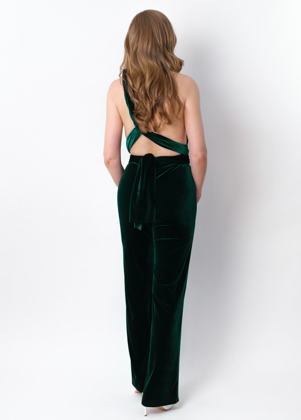 Emerald green infinity jumpsuit