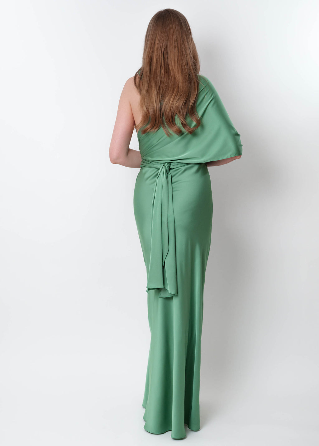 Olive green infinity long dress