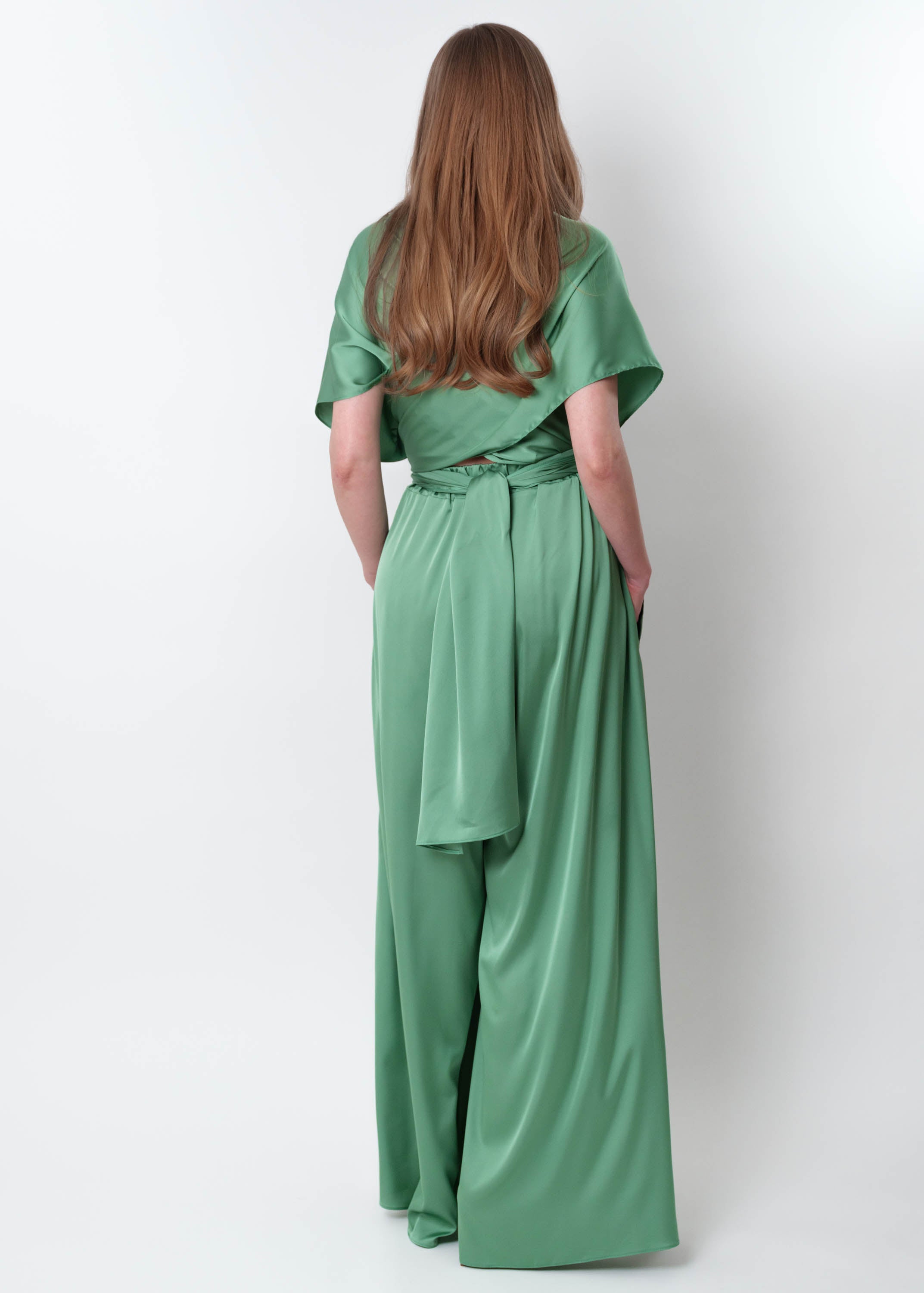 Olive green infinity jumpsuit