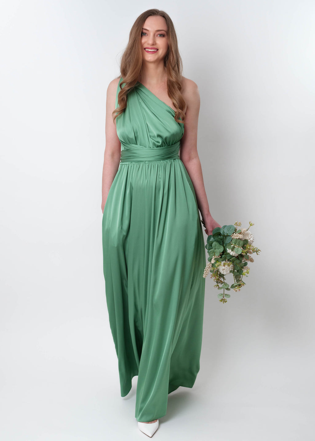Olive green infinity jumpsuit