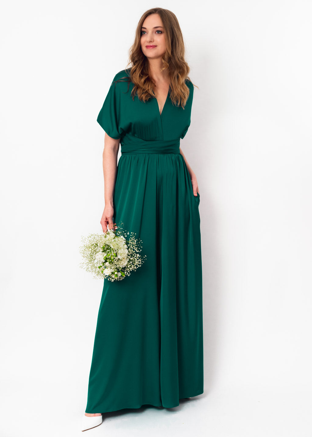 Dark green infinity jumpsuit