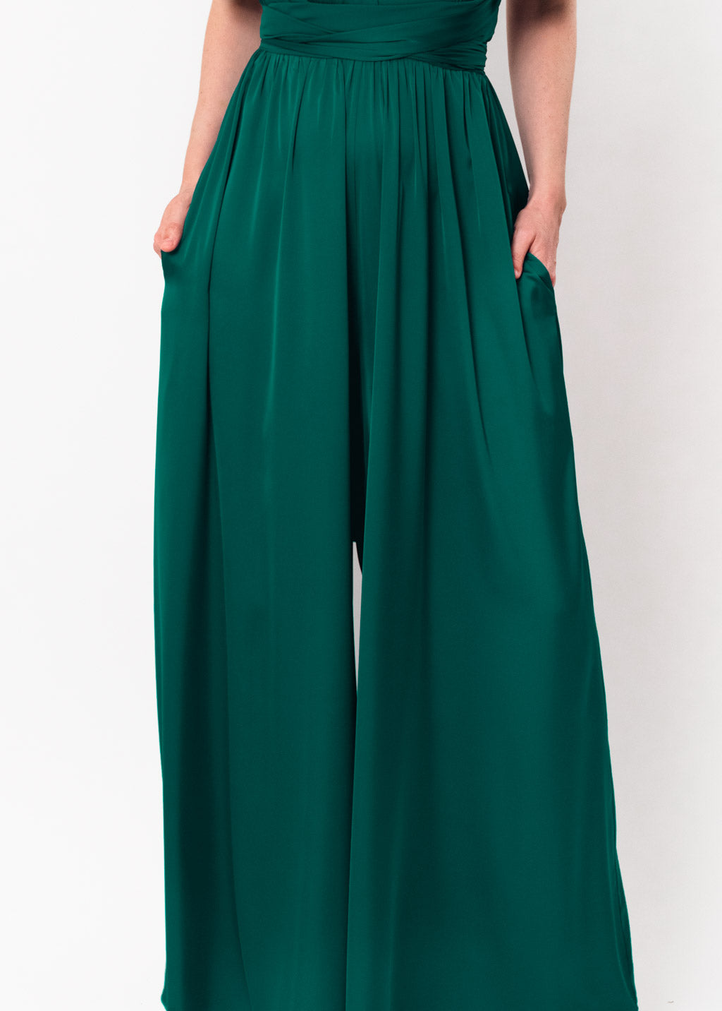 Dark green infinity jumpsuit