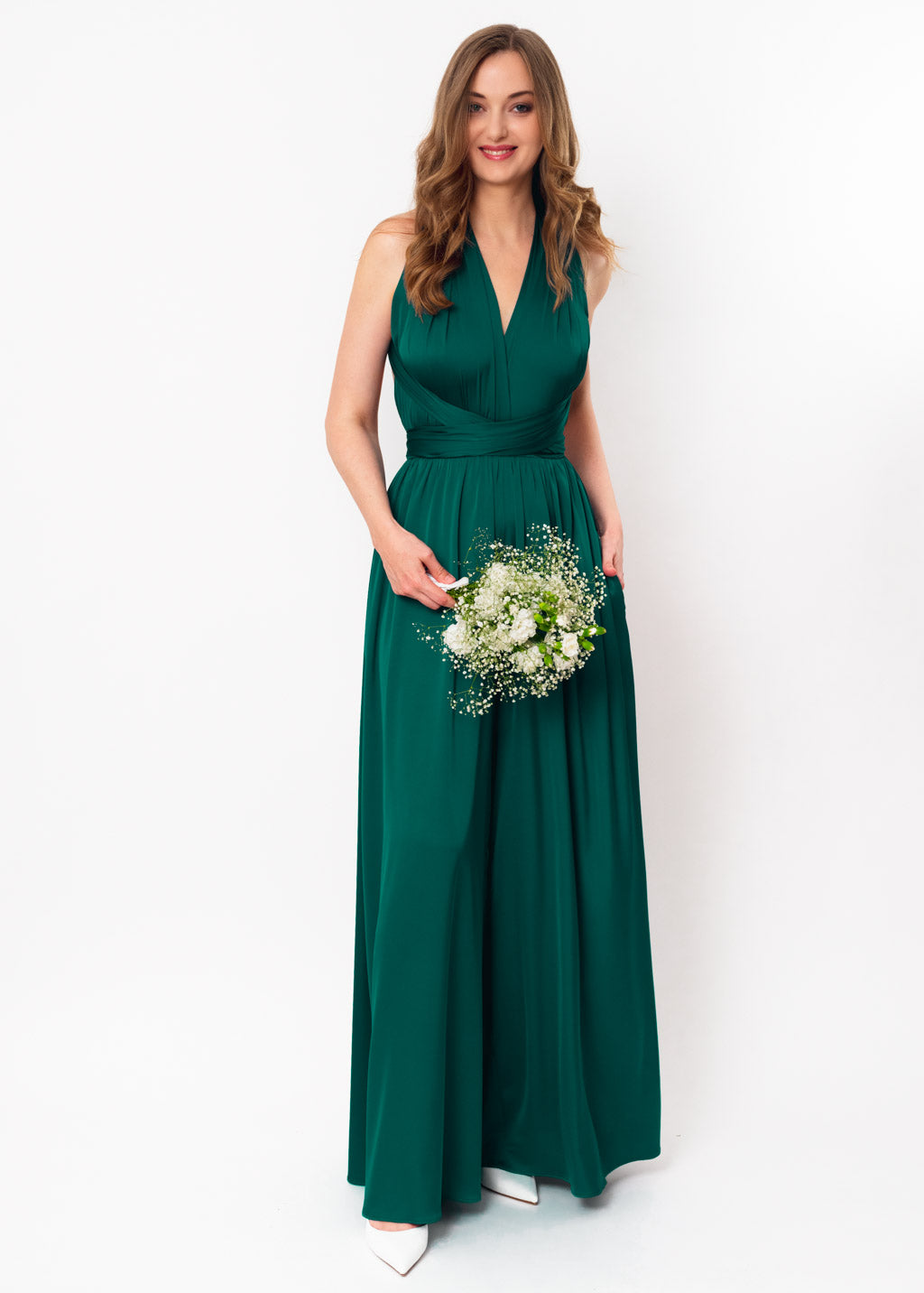 Dark green infinity jumpsuit