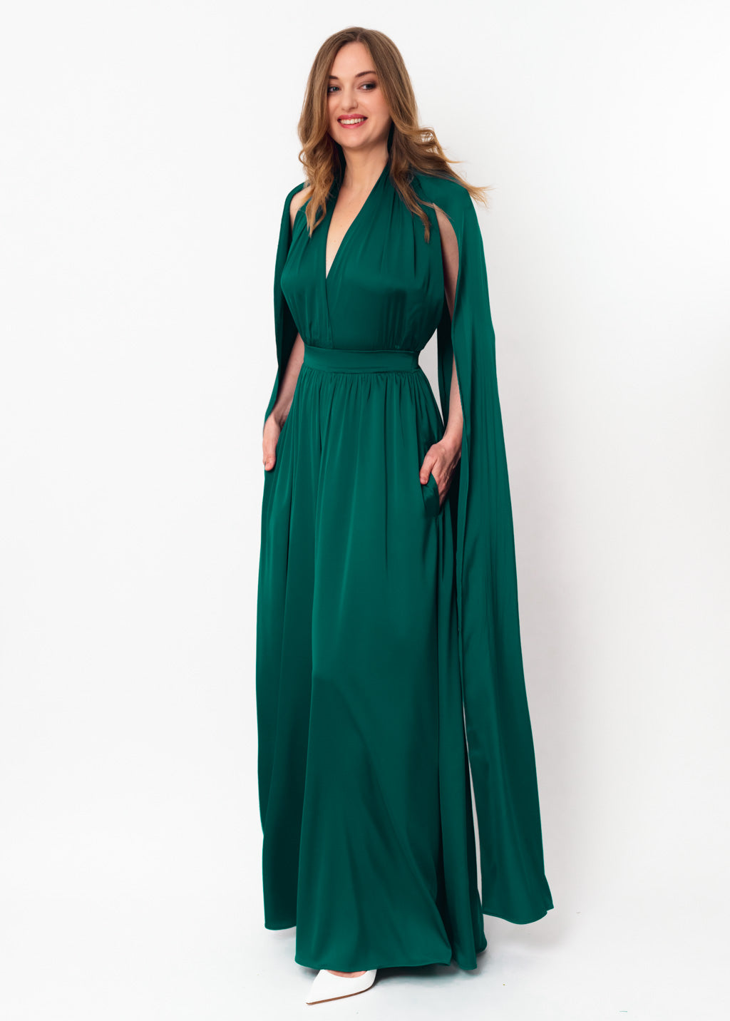 Dark green infinity jumpsuit