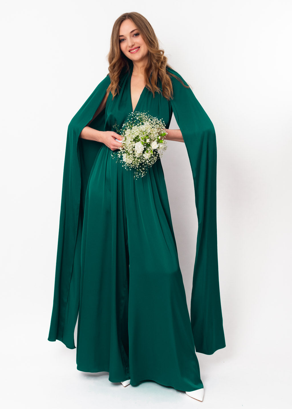 Dark green infinity jumpsuit