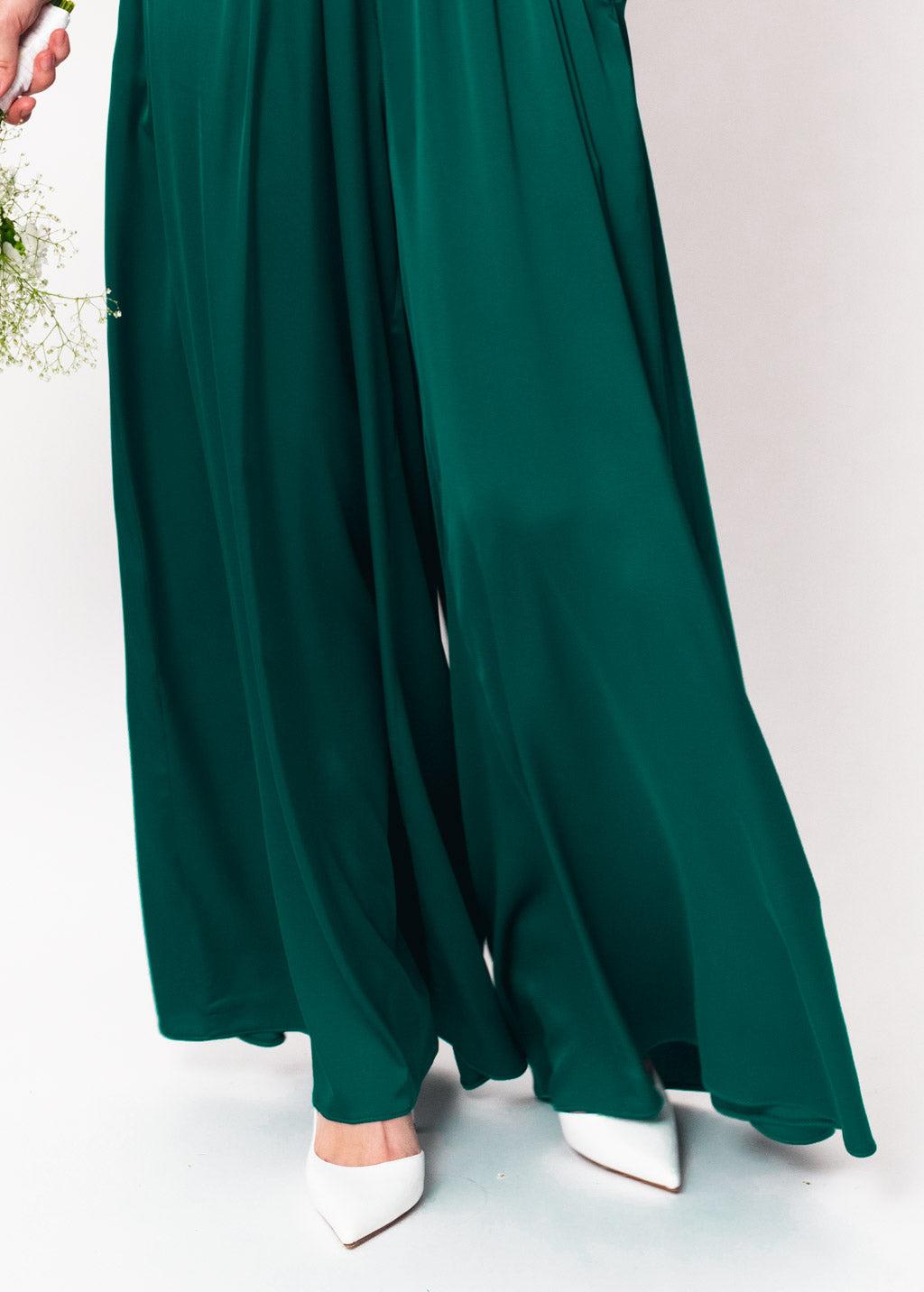 Dark green infinity jumpsuit