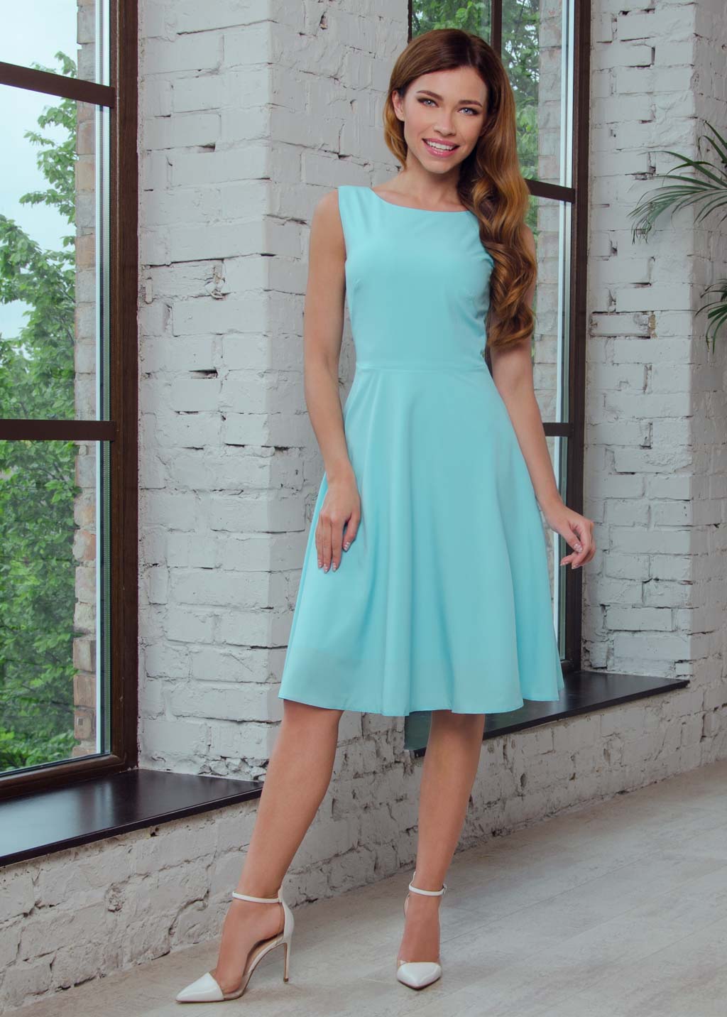 Mommy and me mint adult dress