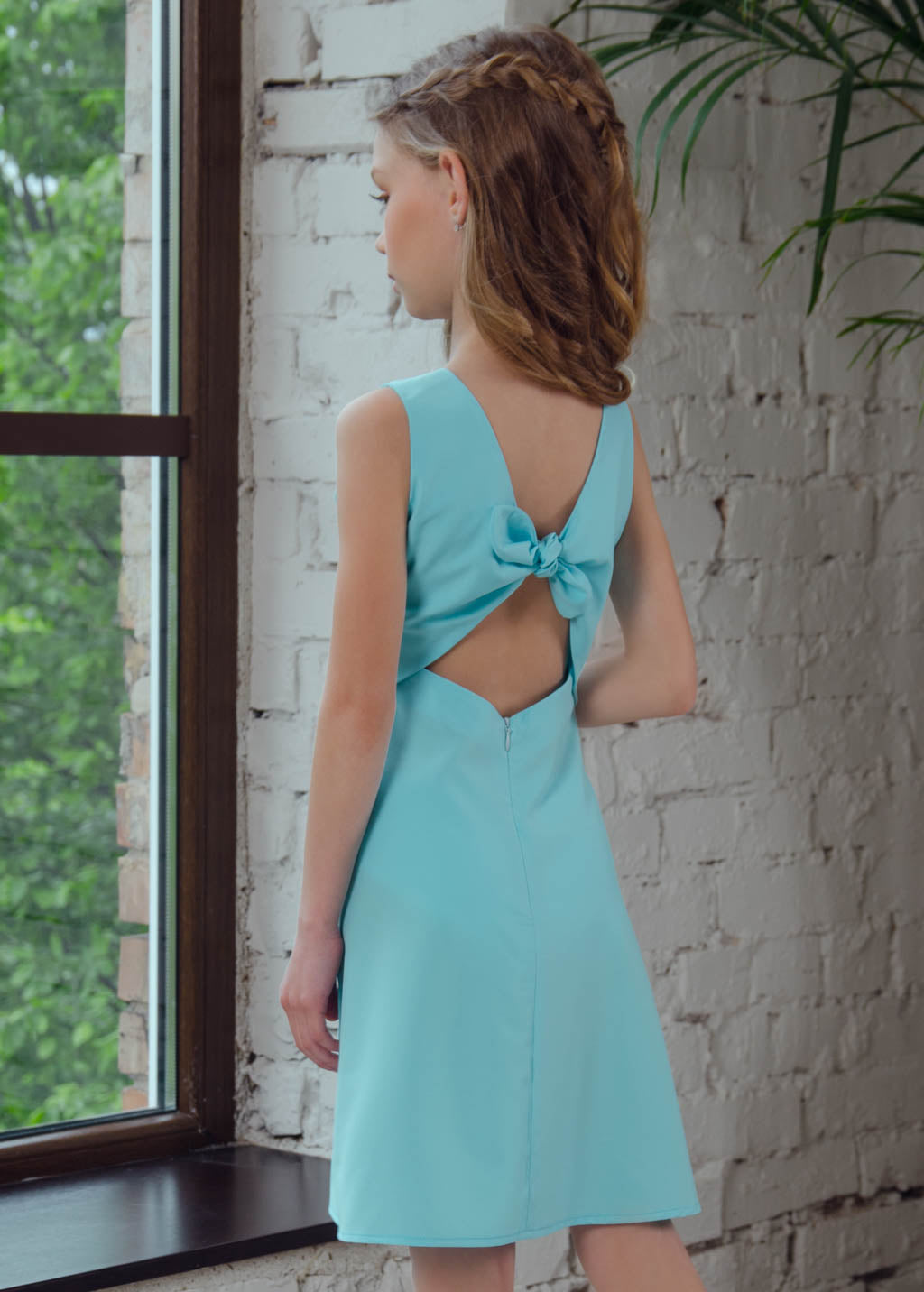 Mommy and me mint adult dress