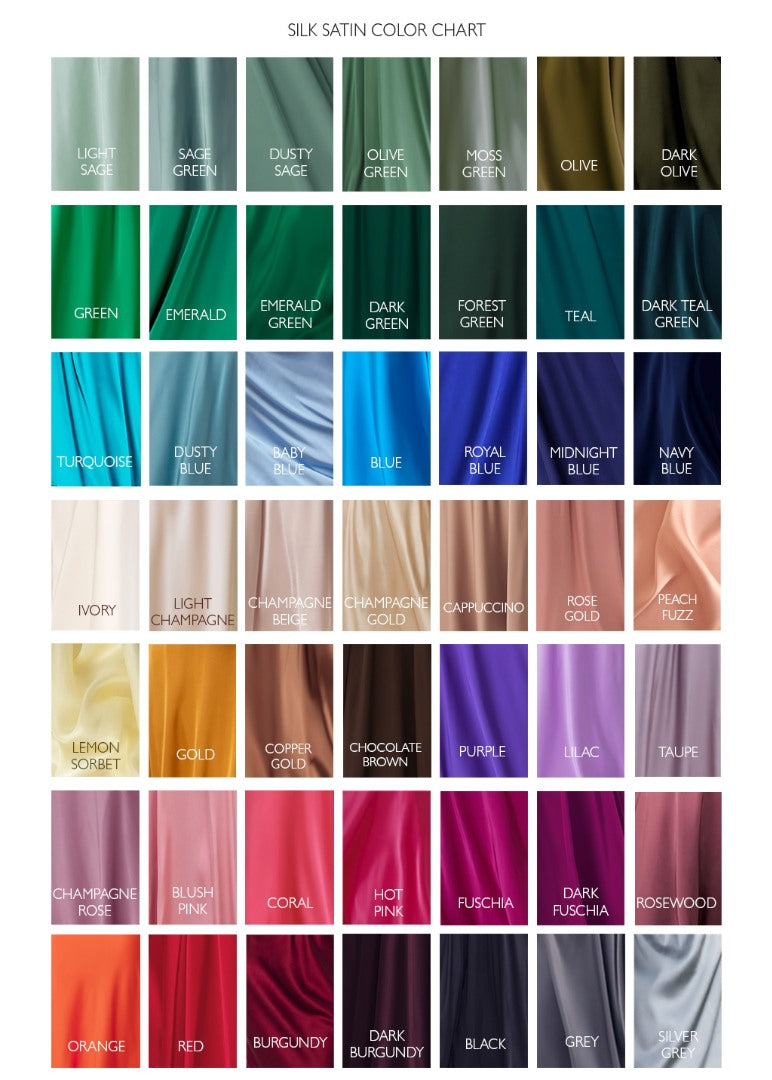 Silk sash belt matches perfectly the dress color