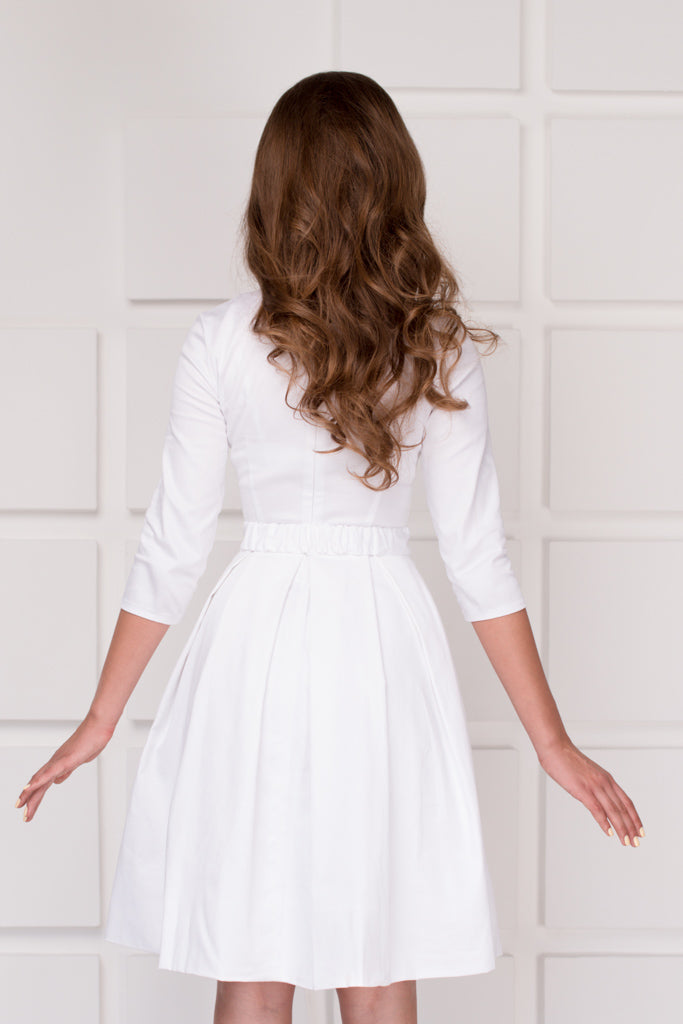White cotton dresses