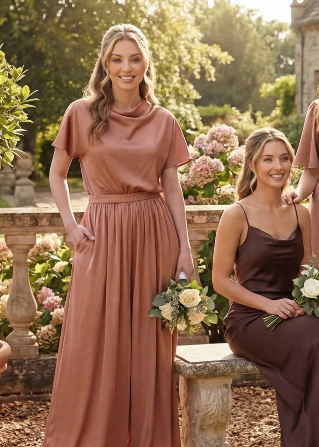 Dunkelgrüner Seidenoverall